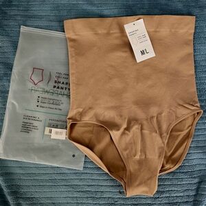 High-Waisted Shapewear Panty - Tan